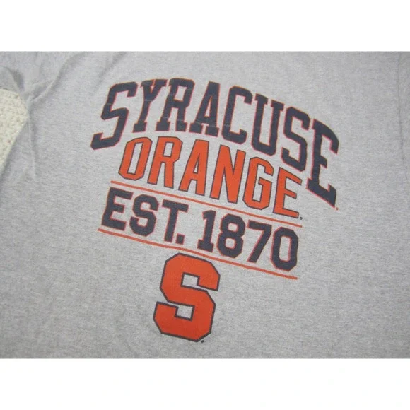 Syracuse Shirt Adult Medium Gray Orange University Alumni Student‎ College - Picture 2 of 6